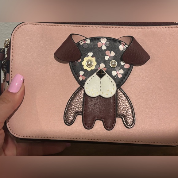 Kate Spade Pink Crossbody with Dog Motif - Picture 3 of 16